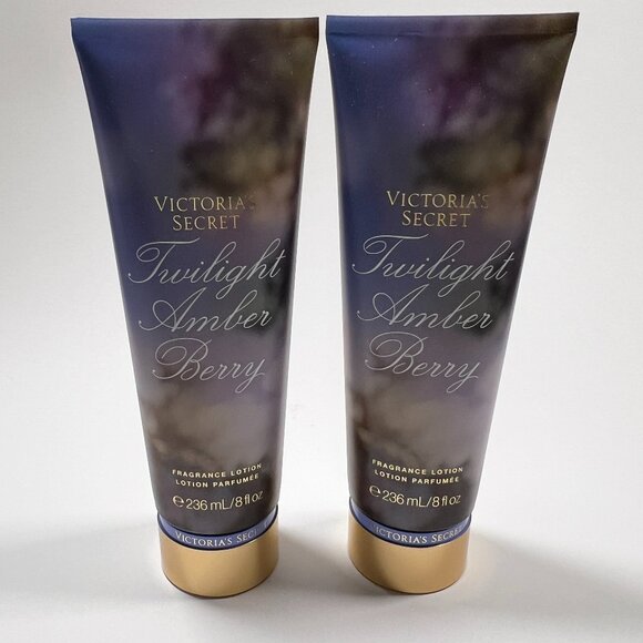Victoria Secret Twilight Amber Berry Fragrance Lotion Full Size SEALED Lot of 2 - Picture 1 of 6